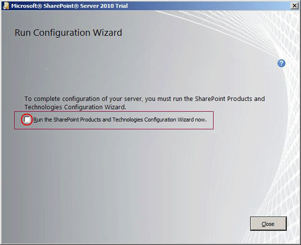 SharePoint 2010安装