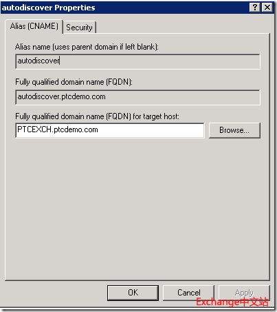 Exchange 自动发现配置