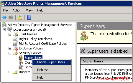 设置RMS的访问控制权限