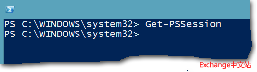 没有任何远程会话的 Windows PowerShell 控制台